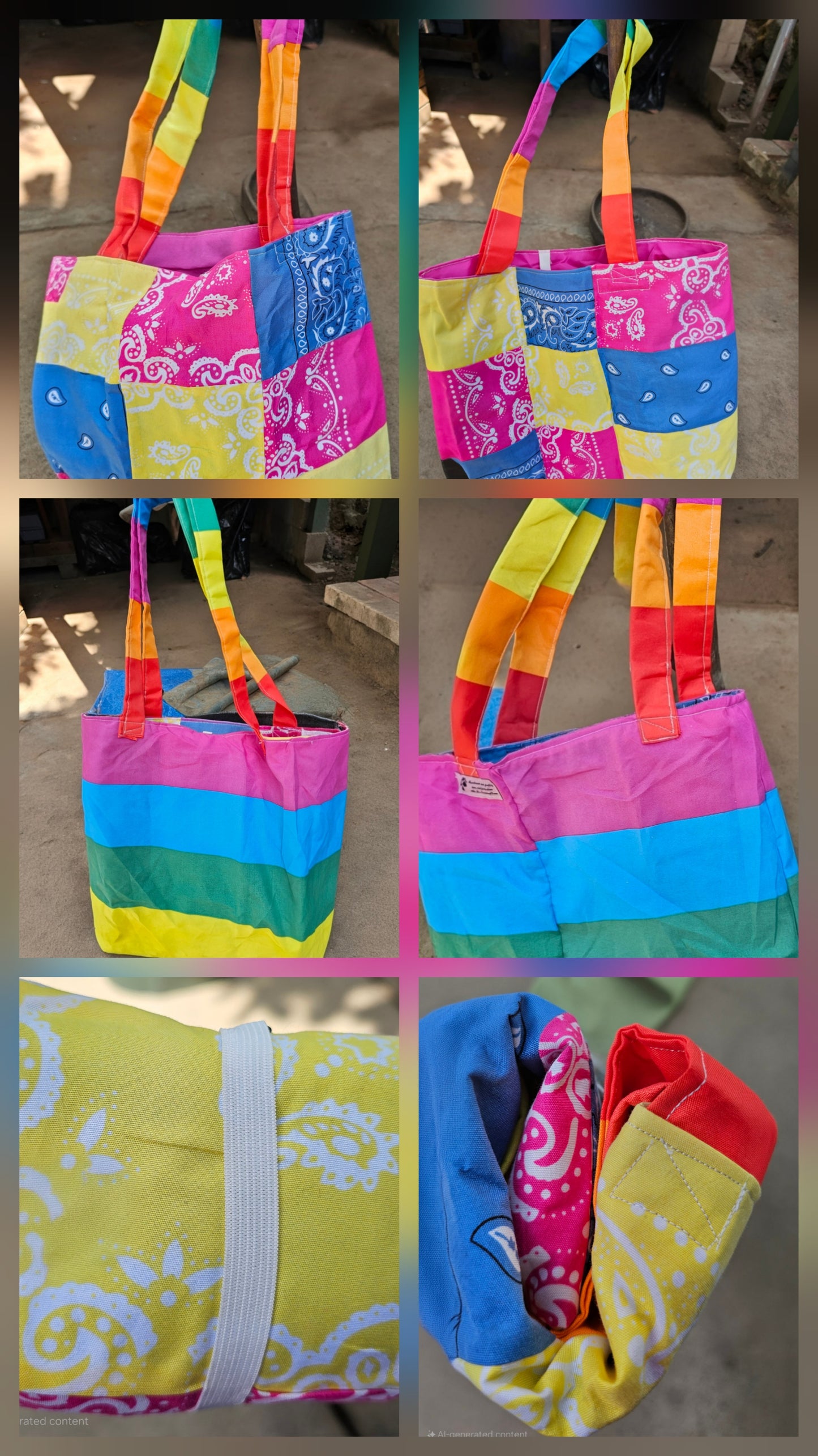 Reversible Bandana Bags